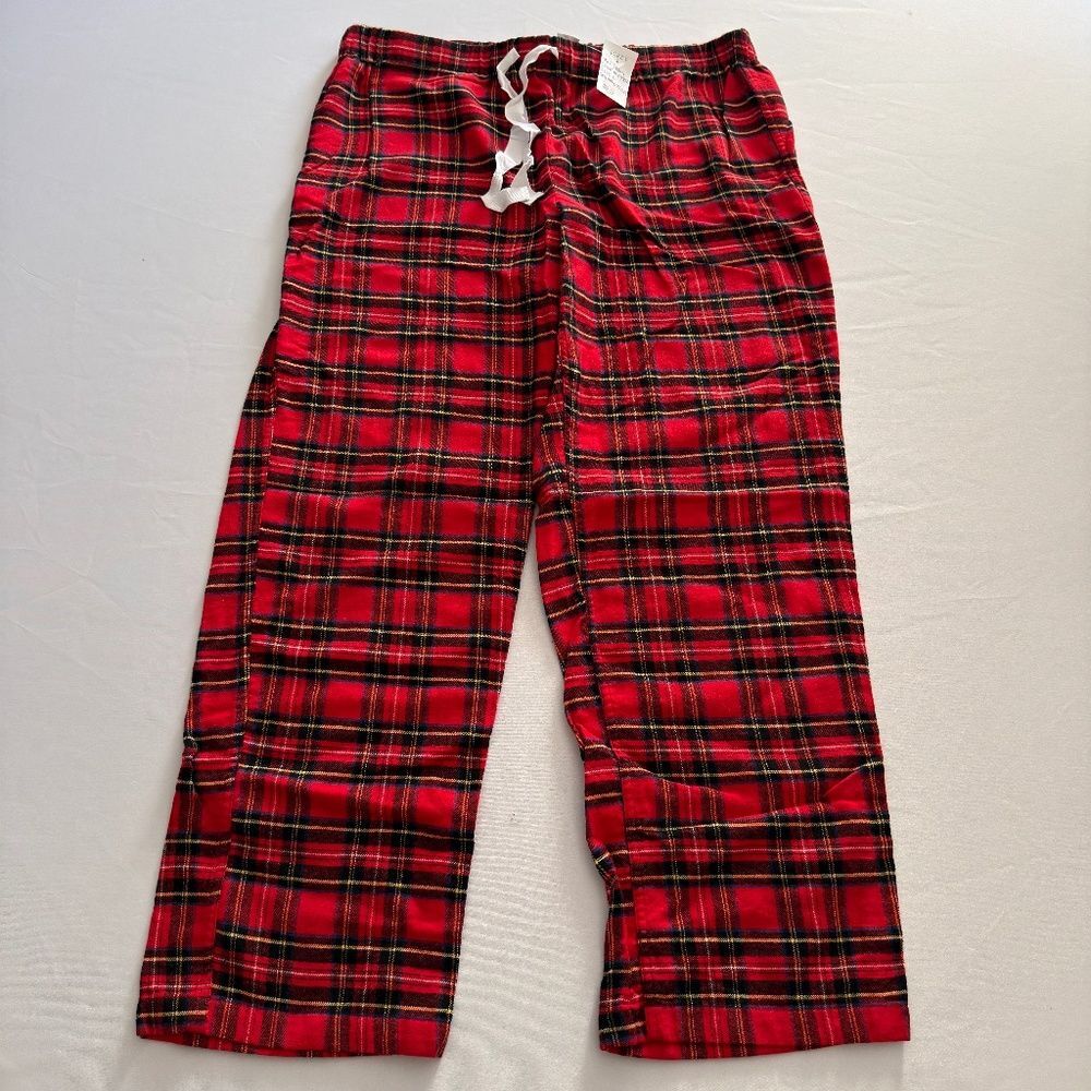J. Crew Factory Flannel pajama pant • size large • CD601